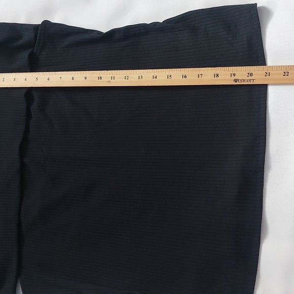 A New Day Womens Top XXL Sleeveless Cowl Neck Ribbed Black - Picture 2 of 5